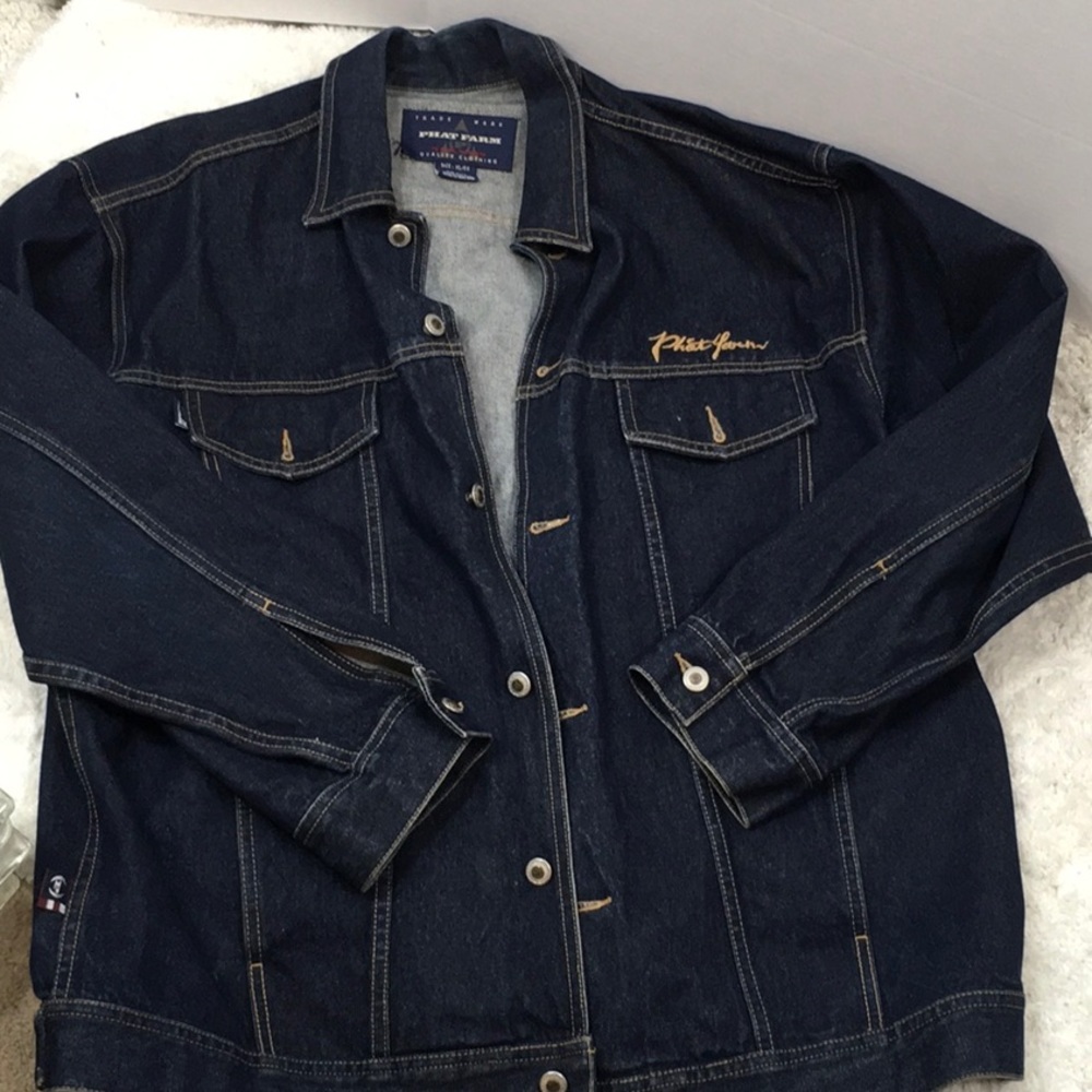 Phat Farm blue denim jacket vintage 90’s